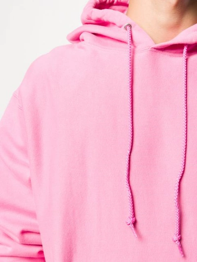 Shop Sandro Front Pocket Hoodie In Pink