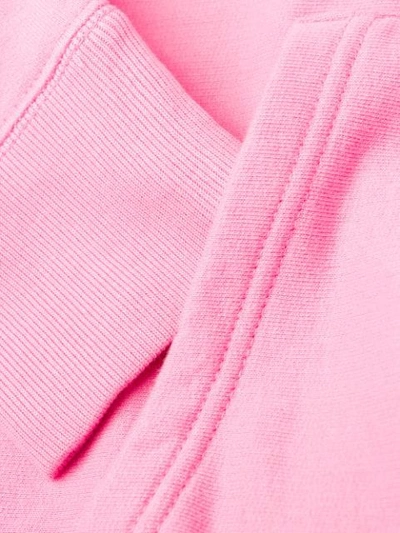 Shop Sandro Front Pocket Hoodie In Pink