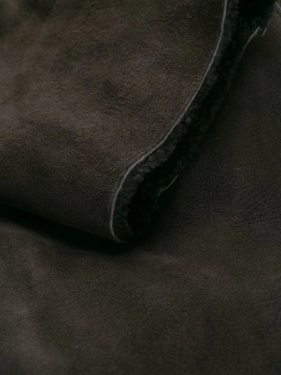 Shop Salvatore Santoro Hooded Coat In Grey