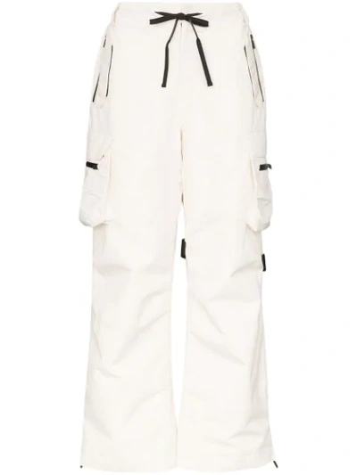 Shop Raf Simons X Templa Wade Ski Trousers In White