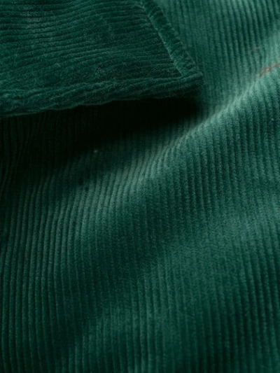 Shop Comme Des Garçons Shirt Drawstring Shirt Jacket In Green