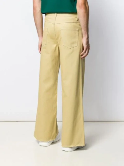 Shop Marni Wide-leg Trousers In Neutrals