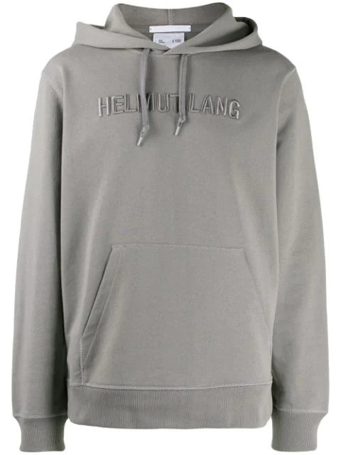 helmut lang logo hoodie