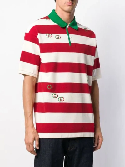 Gucci Green Embroidered Polo Shirt – Savonches