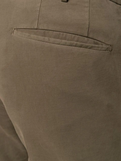 Shop Incotex Classic Chinos In Brown