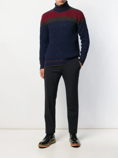 Shop Etro Colour-block Sweater In 200