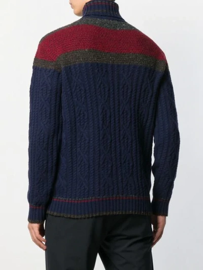 Shop Etro Colour-block Sweater In 200