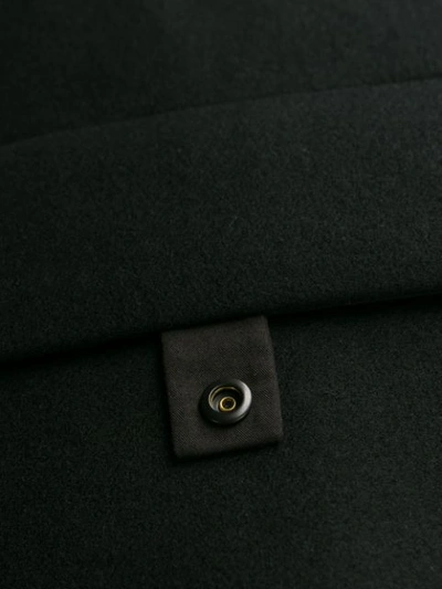 Shop Juun.j Oversized Double-breasted Coat In Black