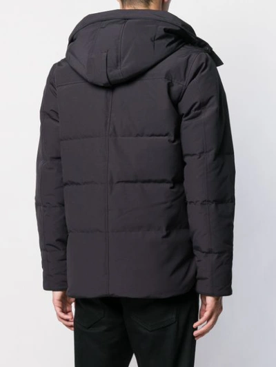 Shop Canada Goose Hooded Puffer Coat In Blue