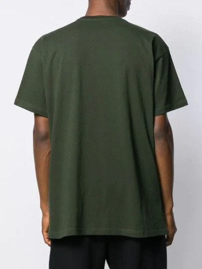 Shop Ih Nom Uh Nit Printed Crew Neck T-shirt In Green
