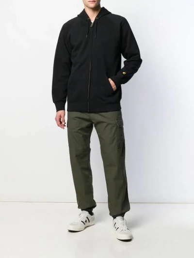 Shop Carhartt Slim Cargo Trousers In Green