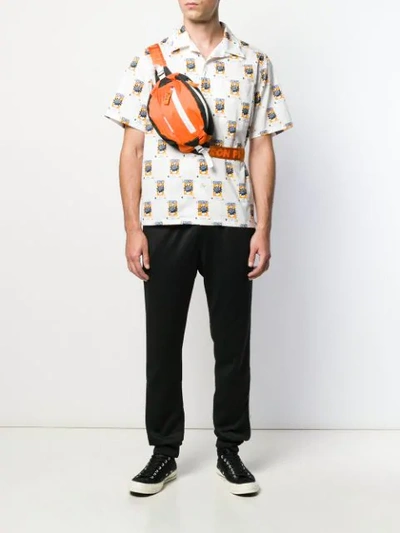 Shop Kenzo Rice Bags Print Shirt In White