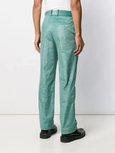 Shop Sies Marjan Straight-leg Cord Trousers In Blue