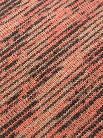 Shop Missoni Striped Pattern Jumper In Orange