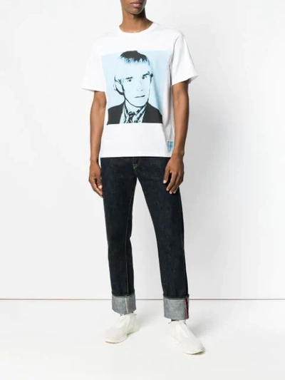 Shop Calvin Klein Jeans Est.1978 Andy Warhol Print T In White