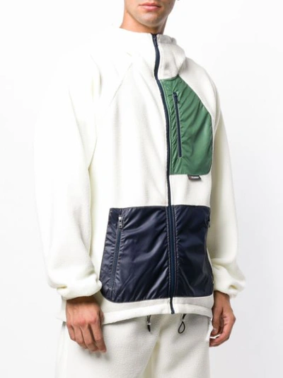 Shop Lc23 Contrast Pocket Jacket - White