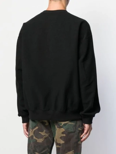Shop Doublet Disguise Sweatshirt In Black