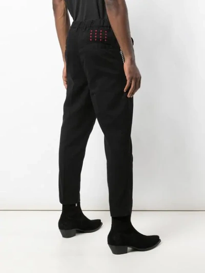 Shop Ksubi Pull-on Sid Trousers In Black