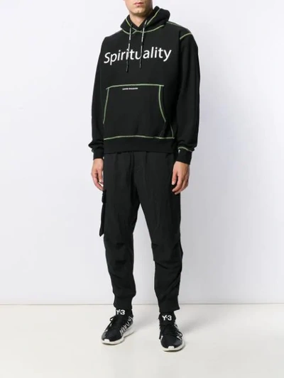 Shop United Standard Spirituality Hoodie In Black
