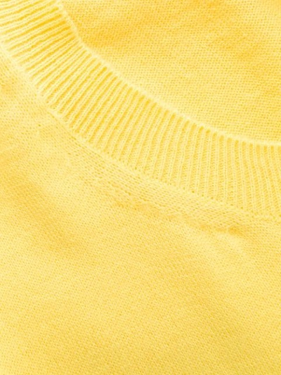 Shop Comme Des Garçons Shirt Long Sweatshirt In Yellow