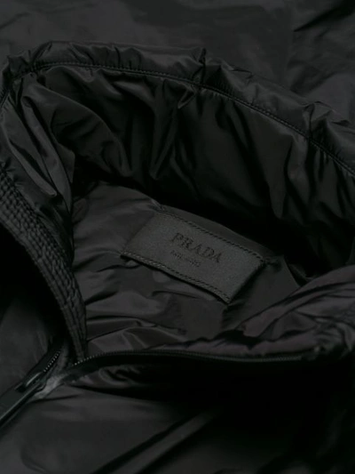 Shop Prada Utility Coat - Black