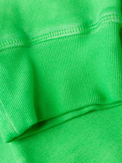 Shop Dsquared2 Logo Print Sweatshirt In 668 Green