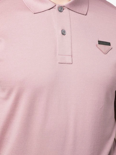 PRADA 短袖POLO衫 - 粉色