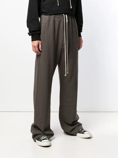Shop Rick Owens Drkshdw Wide Leg Drawstring Trousers In Grey