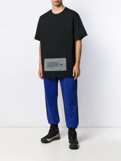 Shop Colmar A.g.e. By Shayne Oliver Elasticated Trackpants In Blue