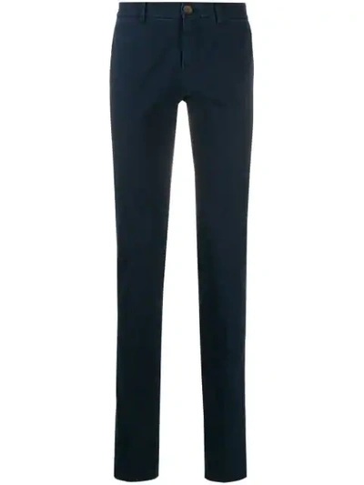 Shop Brunello Cucinelli Slim Fit Chinos In Blue