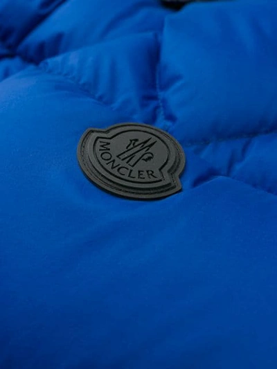 Shop Moncler Wilms Padded Coat In Blue