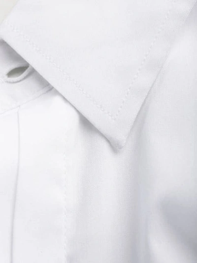 Shop Cavalli Class Classic Collar Shirt In White