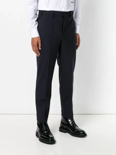 Shop Neil Barrett Perfectly Tailored Trousers In Blue