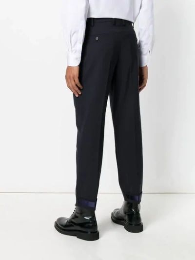 Shop Neil Barrett Perfectly Tailored Trousers In Blue