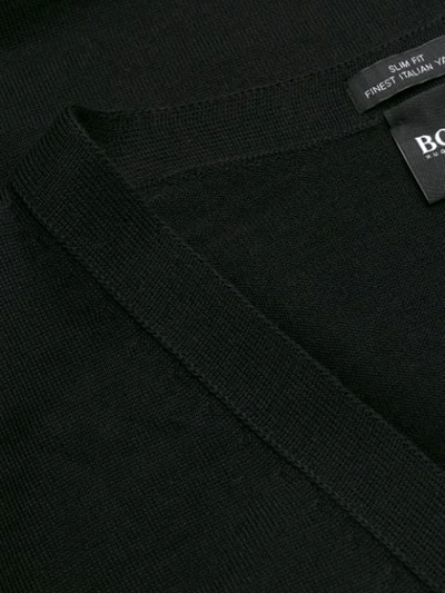 Shop Hugo Boss Crew Neck Sweater In Black