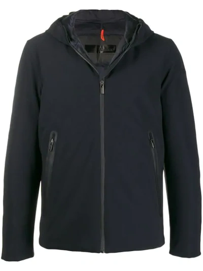 Shop Rrd Storm Hooded Padded Jacket In Blue