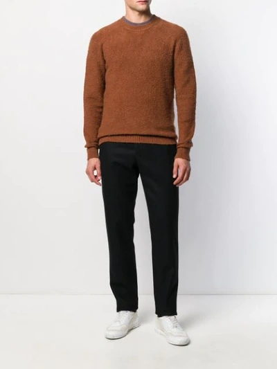 Shop Roberto Collina Relaxed-fit Jumper In Brown