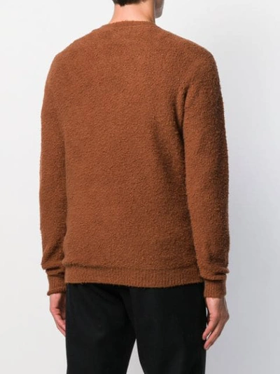 Shop Roberto Collina Relaxed-fit Jumper In Brown