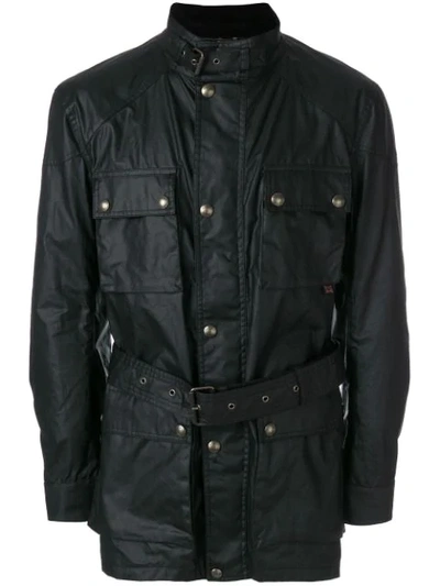Shop Belstaff Roadmaster Jacket In Black