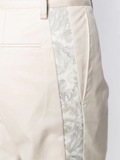 Shop Etro Tailored Straight Leg Trousers In White