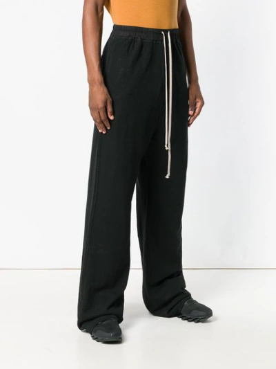 Shop Rick Owens Drkshdw Wide Leg Trousers In Black