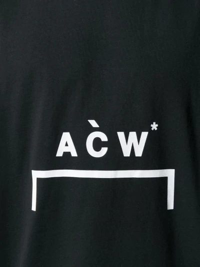 Shop A-cold-wall* Logo T-shirt In Black