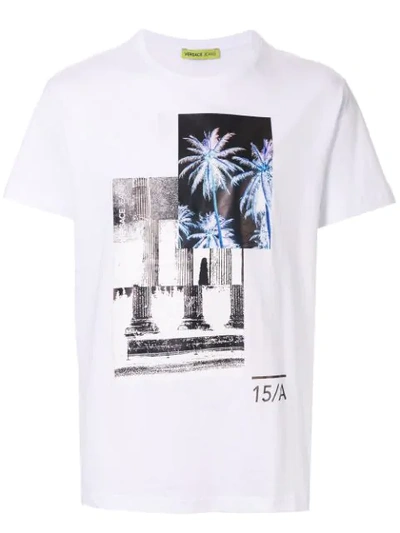 Shop Versace Jeans 15/a T-shirt In White