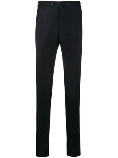 Incotex Straight-leg Tailored Trousers In Blue