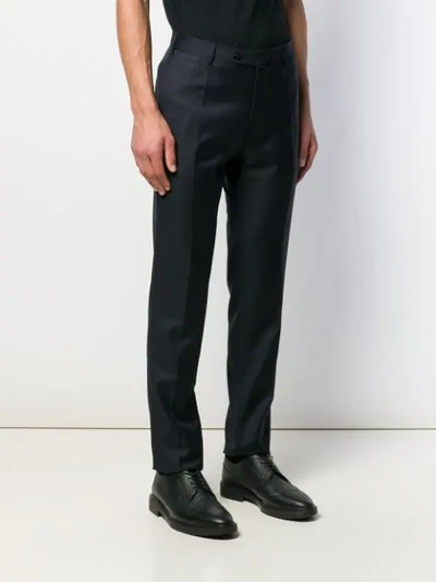 Incotex Straight-leg Tailored Trousers In Blue