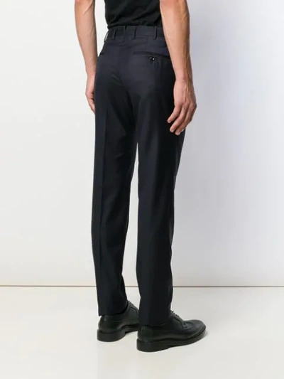 Incotex Straight-leg Tailored Trousers In Blue
