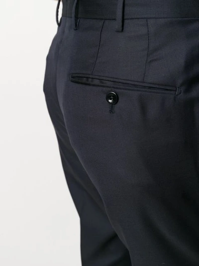 Incotex Straight-leg Tailored Trousers In Blue