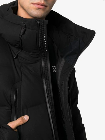 Shop Descente Mountaineer Padded Feather Down Jacket In Black