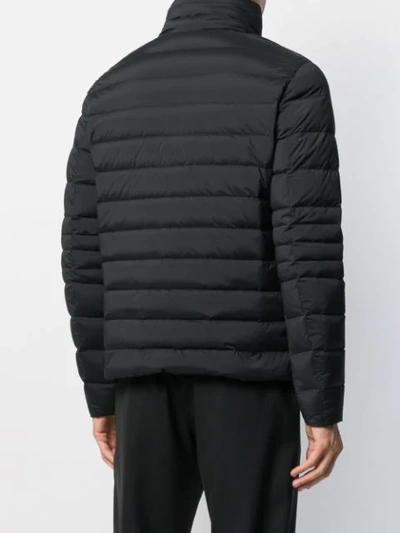Shop Rossignol Zipped Padded Jacket In Black