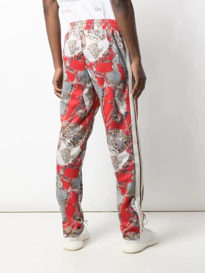 Shop Palm Angels Hot Bridle Track Pants In Red